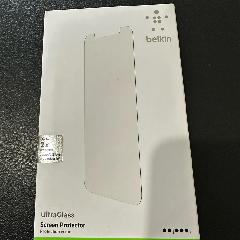 Belkin UltraGlass Screen Protector - White iPhone 12/pro